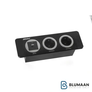 پریز برق با درپوش مگنتی 10080 - ملونی - نمای دوم