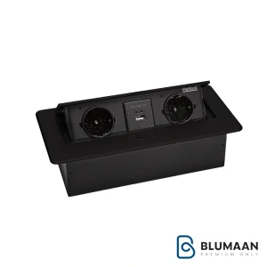 پریز توکار 10090 - ملونی - نمای دوم