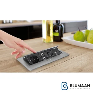 پریز توکار اداری 10092 - ملونی - نمای دوم