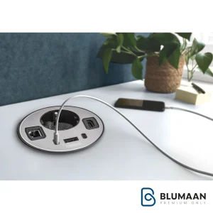 پریز توکار گرد 10096 - ملونی - نمای دوم