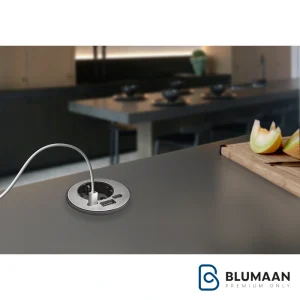 پریز توکار استوانه‌ای 10104 - ملونی - نمای دوم