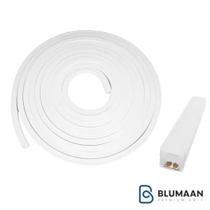 چراغ نئون نواری توکار ملونی با نور مهتابی در دکوراسیون مدرن