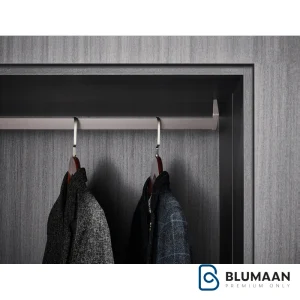 رگال نگهدارنده لباس داخل کمد AP2264 یونی هوپر با رنگ موکا و طراحی زیبا برای نظم دهی به کمد لباس