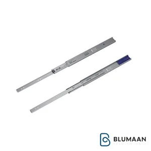 ریل ساچمه‌ای آرام‌بند باریک DS2114 یونی هوپر، با مکانیزم آرام‌بند و طراحی باریک برای انواع کشوها و کمدها.