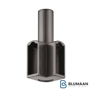 پایه سقفی نگهدارنده کنج رگال TS1404 یونی هوپر، با رنگ موکا و سیلور، مناسب برای استفاده در منزل، مزون و بوتیکها.