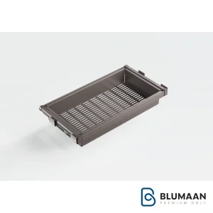 طبقه فلزی ریلی داخل کمد لباس WS4120 یونی هوپر با رنگ موکا، مناسب برای نظمدهی و افزایش فضای کمد لباس.