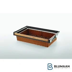 سبد حصیری ریلی با فرانت چوب WS4141 - یونی هوپر، محصولی از یونی هوپر با طراحی زیبا و کارایی بالا برای نظم دهی به آشپزخانه شما.