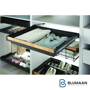 طبقه فلزی ریلی با فرانت چوب WS4142 - یونی هوپر - نمای دوم