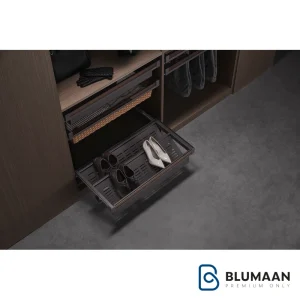 جا کفشی فلزی ریلی با فرانت شیشه WS4144G - یونی هوپر - نمای دوم