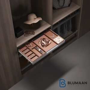 جای زیورآلات چرمی ریلی با بدنه LED WS4158 - یونی هوپر - نمای دوم