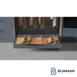 جای کفشی چرمی ریلی داخل کمد لباس با بدنه LED WS4160.TBU - یونی هوپر - نمای دوم