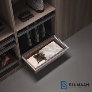 باکس چرمی ریلی داخل کمد لباس با بدنه LED WS4162 - یونی هوپر - نمای دوم