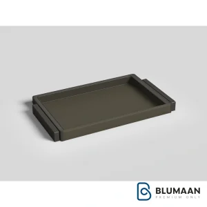 طبقه چرمی ریلی داخل کمد لباس WS4173.OL - یونی هوپر با رنگ Oliver Green، مناسب برای نظم‌دهی و افزایش فضای کمد لباس.