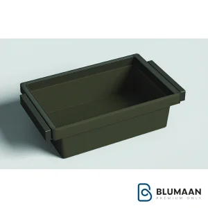 باکس چرمی ریلی داخل کمد لباس یونی هوپر با رنگ Oliver Green و طراحی مدرن