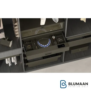 باکس امنیتی ریلی دیجیتال چرمی داخل کمد لباس WS4180.OL - یونی هوپر - نمای دوم