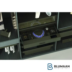 جای لوازم آرایش چرمی ریلی داخل کمد لباس WS4182.OL - یونی هوپر - نمای دوم