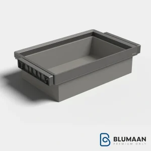 عکس باکس ریلی داخل کمد لباس WS4187 یونی هوپر، با رنگ Gun Grey، برای نظم‌دهی به کمد لباس.