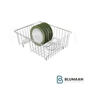 آبچکان داخل سینک 6911 پلاتین با جنس فلز آبکاری شده کروم، مقاوم در برابر زنگ زدگی و مناسب برای استفاده در انواع سینک ها.