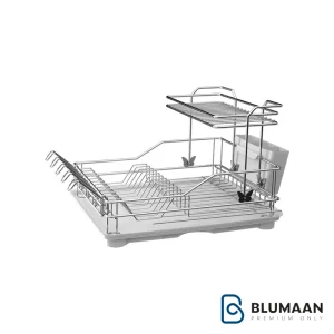 جا ظرفی رومیزی پلاتین پروانه 2209 با طراحی شیک و کاربردی برای نظم دهی به آشپزخانه.