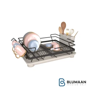 جا ظرفی رومیزی یک طبقه پرنسس پلاتین با طراحی زیبا و کیفیت ساخت بالا، مناسب برای نظم‌دهی به ظروف در آشپزخانه شما.