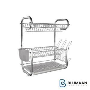 جا ظرفی سه طبقه طرح جی 2207 پلاتین، محصولی باکیفیت و کاربردی برای نظم دهی به آشپزخانه شما.