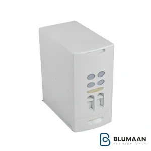 سطل جا برنج 1005 پلاتین با طراحی زیبا و مقاوم برای نگهداری برنج در آشپزخانه.