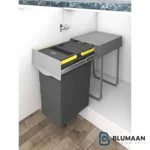 سطل زباله تک مخزن 3613 - پلاتین - نمای دوم