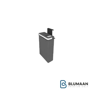 سطل زباله درب آویز 3691 پلاتین با طراحی مدرن و کیفیت بالا.