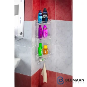 کنج حمام طرح قلب پلاتین از برند پلاتین، یک راهحل زیبا و کاربردی برای نظم بخشیدن به حمام شما.