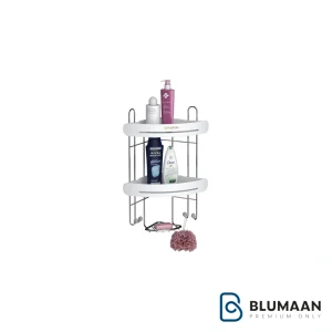 کنج حمام طرح پارامیس - پلاتین، یک راه حل عالی برای نظم دادن به حمام.