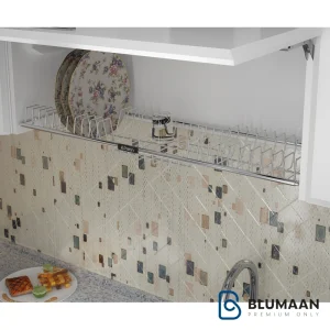 آبچکان تنظیمی MDF و فلز - پلاتین - نمای دوم