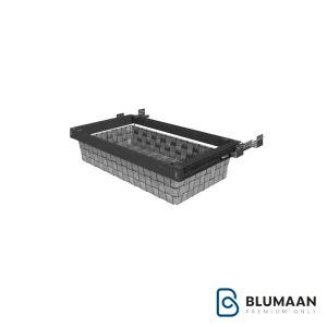 سبد البسه پلاتین، محصولی با طراحی مدرن و کاربردی برای نظم دادن به لباس‌ها در منزل.