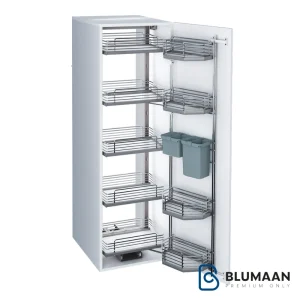 سوپر یخچالی پرو پلاتین با طراحی مدرن و جنس فلز آبکاری شده، انتخابی ایده‌آل برای نظم‌دهی به آشپزخانه شما.