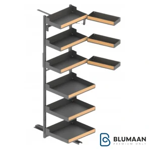 تصویر سوپر تاندم Pleno Fiori - پکا با کیفیت بالا، نشان‌دهنده طراحی و کارایی این کشوی ریلی پیشرفته.