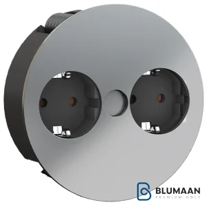 پریز توکار گرد TWIST2 باخمن، با طراحی مدرن و کیفیت ساخت آلمان.