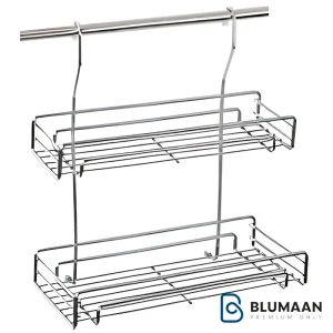 جا ادویه آویز دو طبقه آدرین 2 A211 آدلان، محصولی باکیفیت برای نظمدهی به ادویهجات در آشپزخانه.