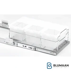 جا حبوبات ریل پهلو سه مخزنه برزین 2 A360 آدلان، راه حلی برای سازماندهی آشپزخانه.