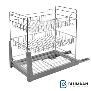 سبد ریل کف رادین 3 آدلان، محصولی باکیفیت برای نظم‌دهی به کابینت و کمد.