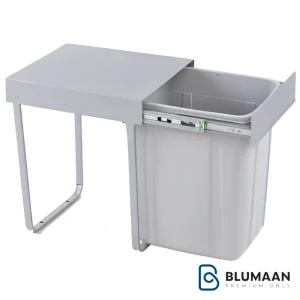 سطل زباله تک ریلی بزرگ هومان A811 آدلان - نمایی از سطل زباله ریلی در کابینت