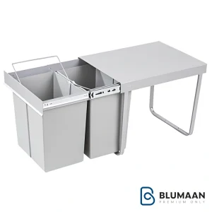 سطل زباله ریلی دو مخزنه الیسا A813 آدلان با طراحی مدرن و کیفیت ساخت بالا.