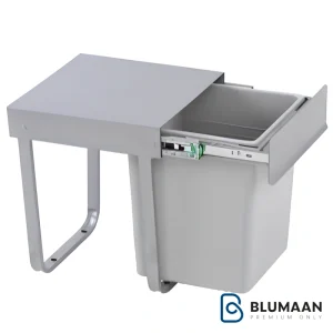 سطل زباله زیر سینک ریلی شاکو A810 آدلان با طراحی ریلی برای نصب در زیر سینک آشپزخانه.