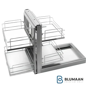 مجیک کرنر مانستر A398 آدلان، یک راه‌حل هوشمندانه برای استفاده بهینه از فضای کابینت‌های کنج آشپزخانه.