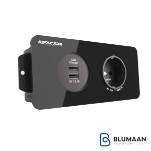 پریز برق توکار FPO2.v2 - فکتور - نمای دوم