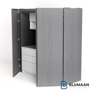 تصویر پاکت در دو درب بلوم، محصولی باکیفیت از بلوم اتریش، برای نظم‌دهی به فضای داخلی.