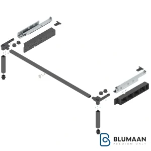 پله فضایی بلوم، یک راه‌حل ایده‌آل برای سازماندهی و دسترسی آسان به وسایل داخل کابینت آشپزخانه شما.