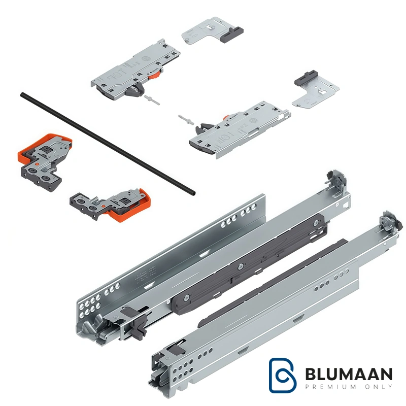 عکس لوازم سینکرونایز تاندم فول بلوم برای کابینت و کشو.
