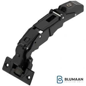 لولا 155 درجه پمپی (خرچنگی - مشکی) بلوم، مناسب برای کابینت های کنجی و درب های خاص با طراحی مدرن و آرام بند.