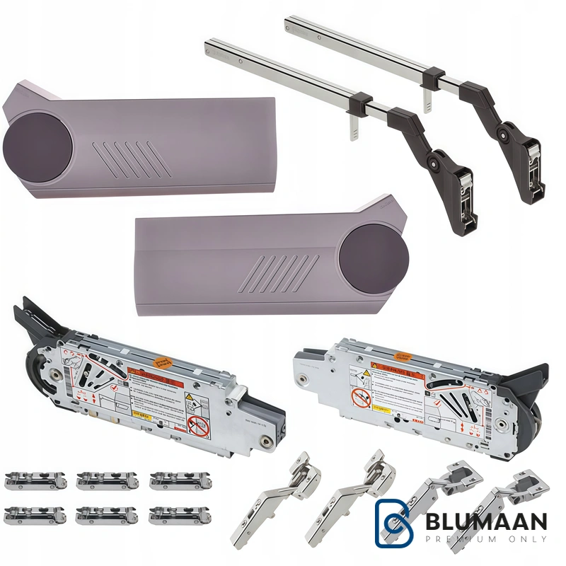 عکس جک اونتوس HF (دو درب) بلوم، محصولی از بلوم برای کابینت آشپزخانه با ویژگی‌هایی همچون آرام‌بند و باز و بسته شدن آسان.