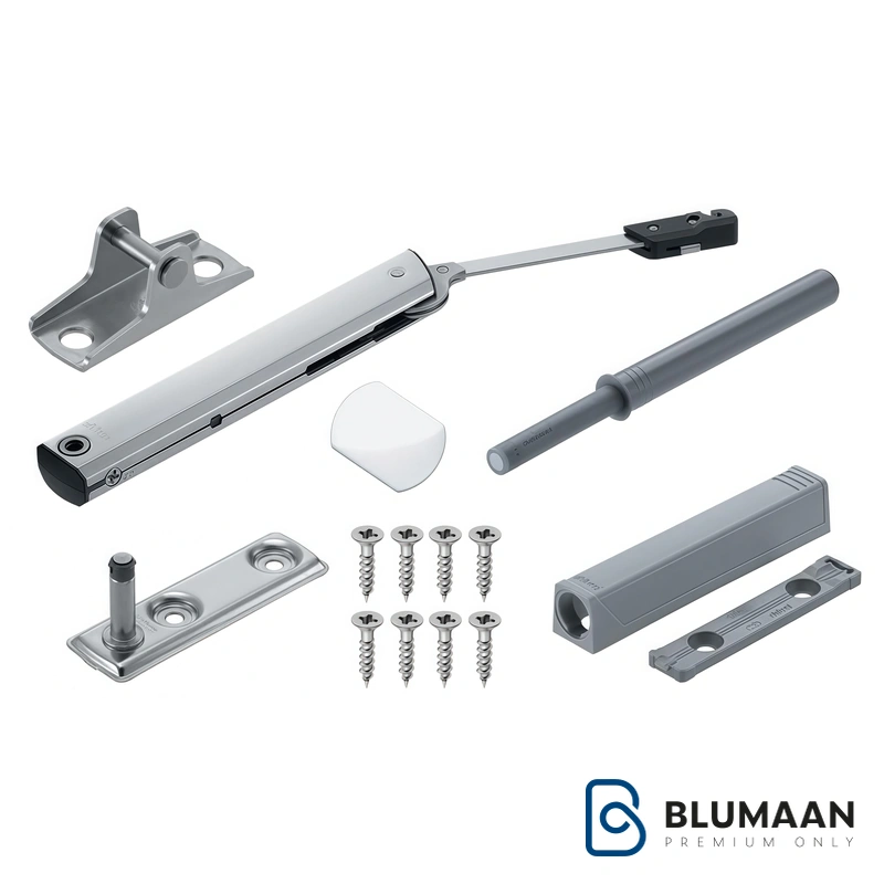 جک اونتوس HKXS بلوم، محصول باکیفیت از بلوم اتریش برای درب‌های کابینت روکار.