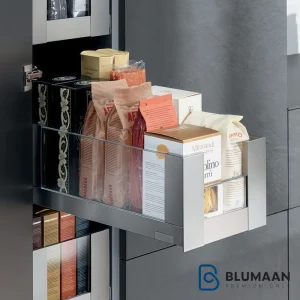 لوازم كشو سوپرى شيشه‌اى لگراباکس بلوم - نمای دوم